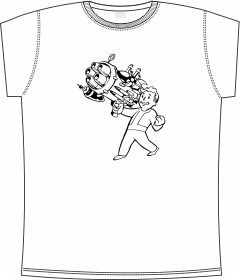 fallout, superboy, weapon, game, t-shirts